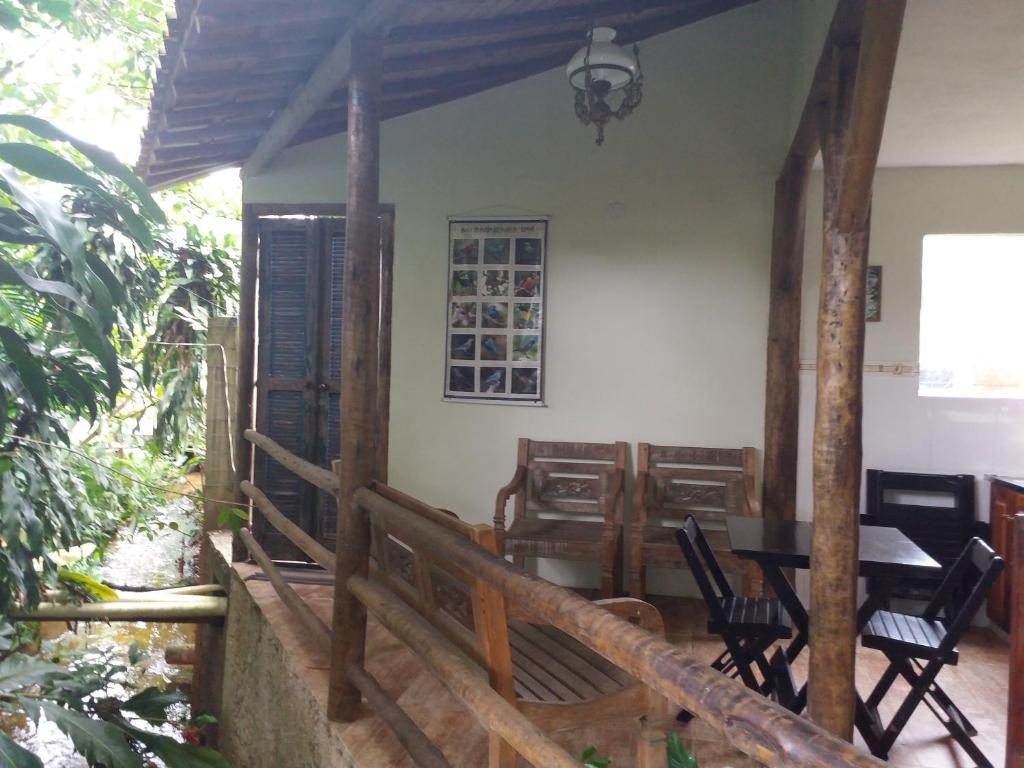 Patio nebo venkovní prostory v ubytování Canto do Riacho Suites
