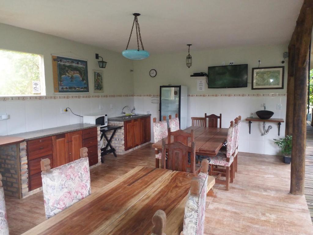 Posezení v ubytování Canto do Riacho Suites