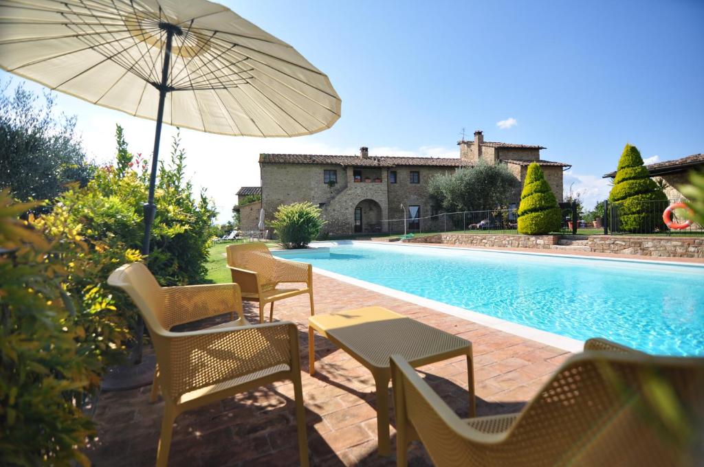 The swimming pool at or close to Agriturismo Podere Sertofano