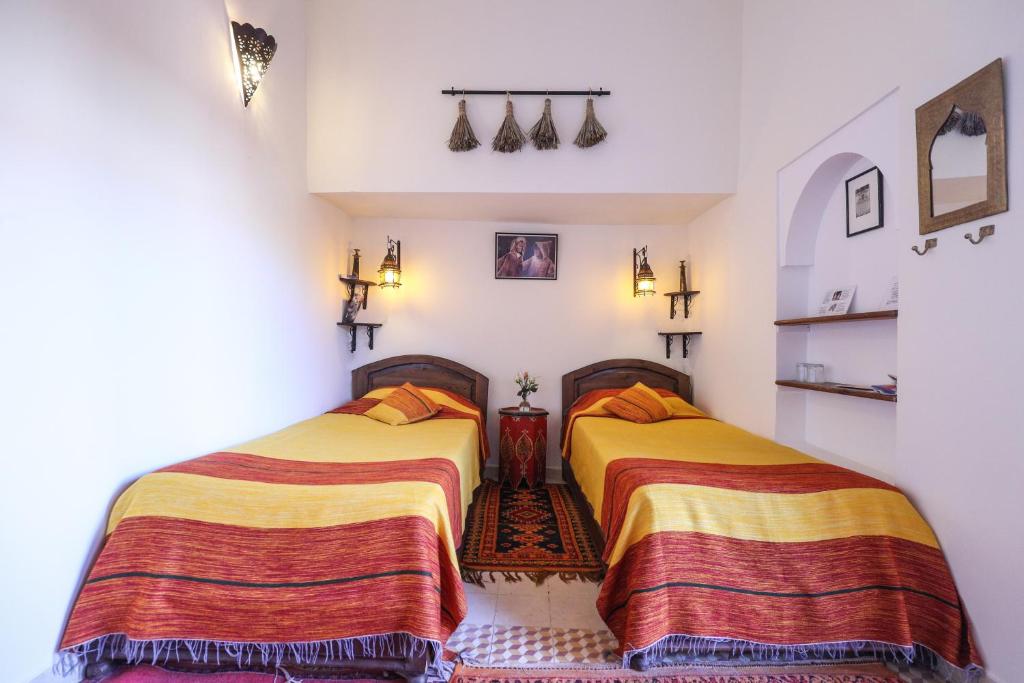 Riad Marhbabikoum - Tweepersoonskamer Met 2 Aparte Bedden