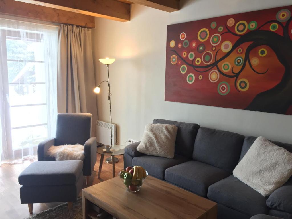 Posezení v ubytování Apartmán Říčky 23