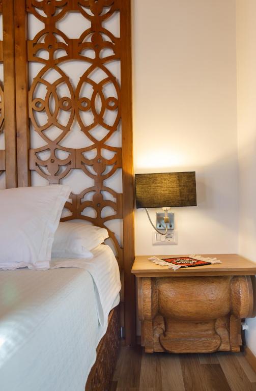 Postel nebo postele na pokoji v ubytování Hotel Kodra