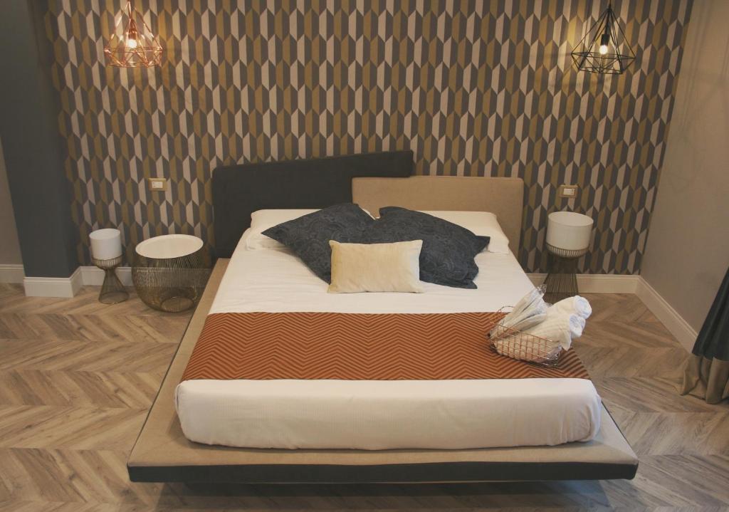 Postel nebo postele na pokoji v ubytování Hotel Roma Vaticano