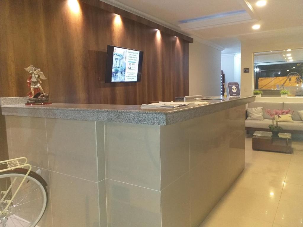 TV a/nebo společenská místnost v ubytování Hotel San Miguel Imperial