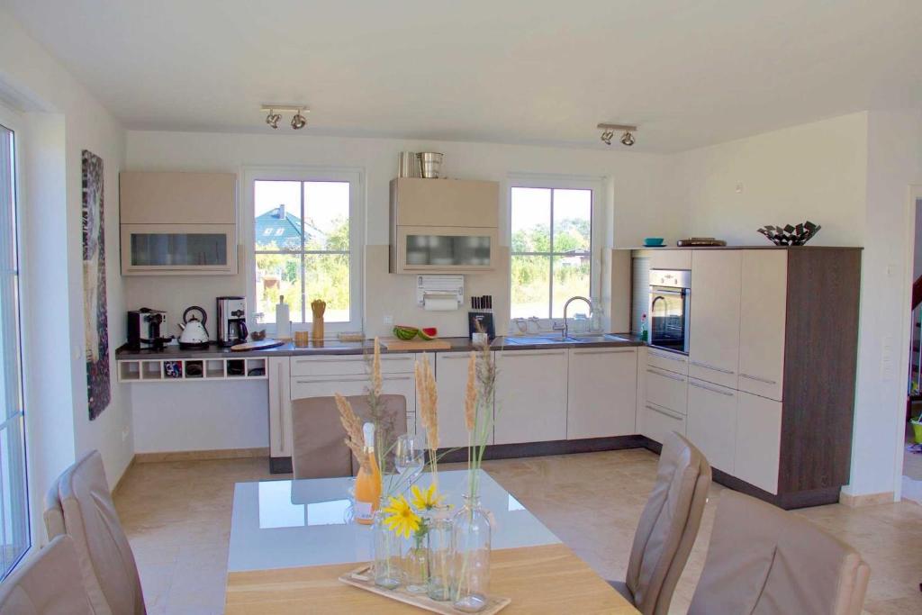 Køkken eller tekøkken på Ferienhaus Tobias