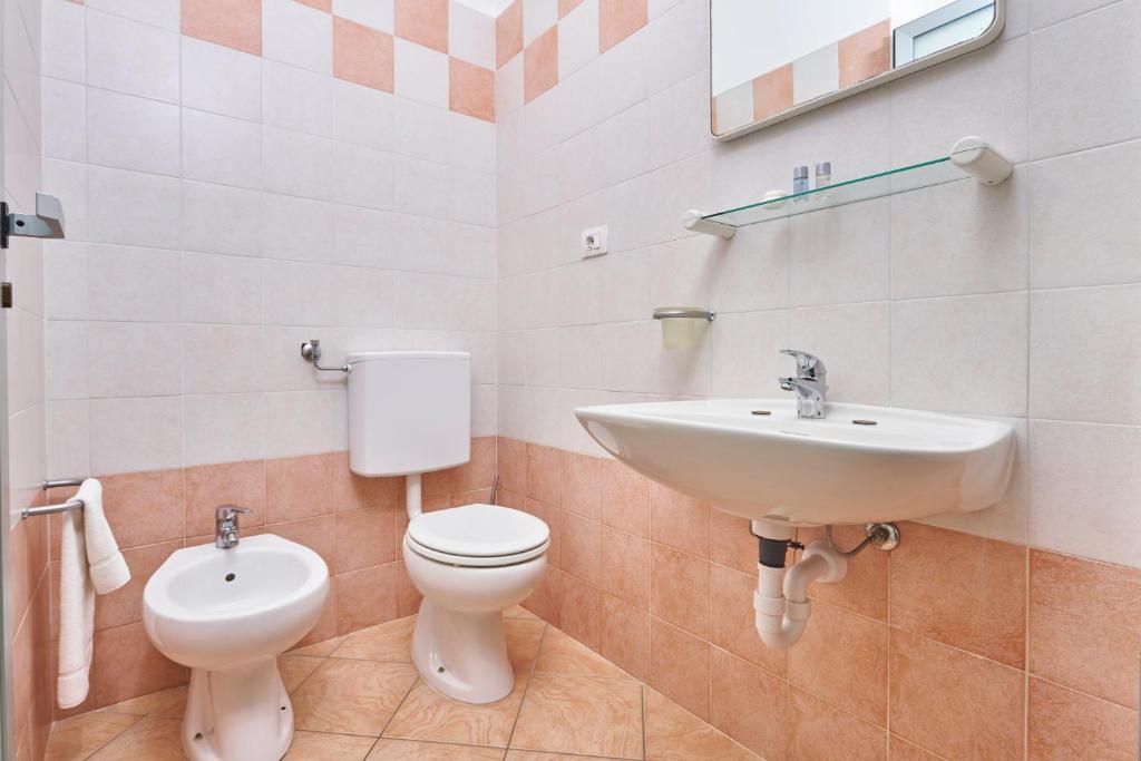 Koupelna v ubytování Residence Reale