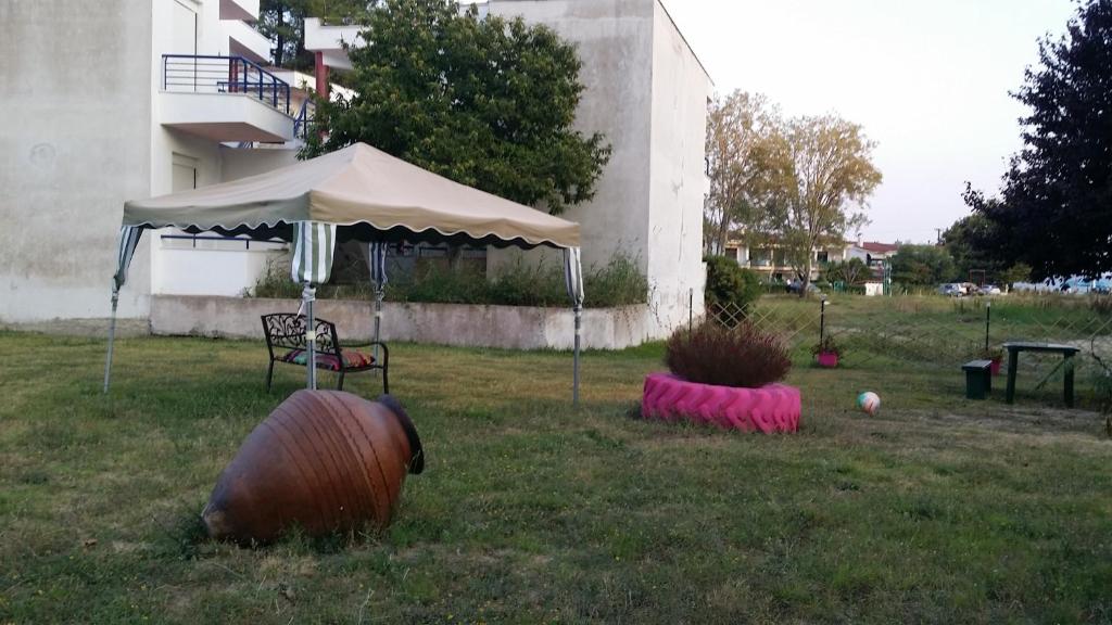 Zahrada ubytování Posidi Studios