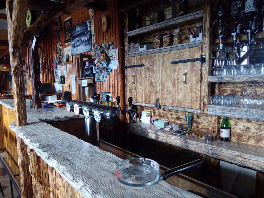 Lounge nebo bar v ubytování Penzion KASPEC