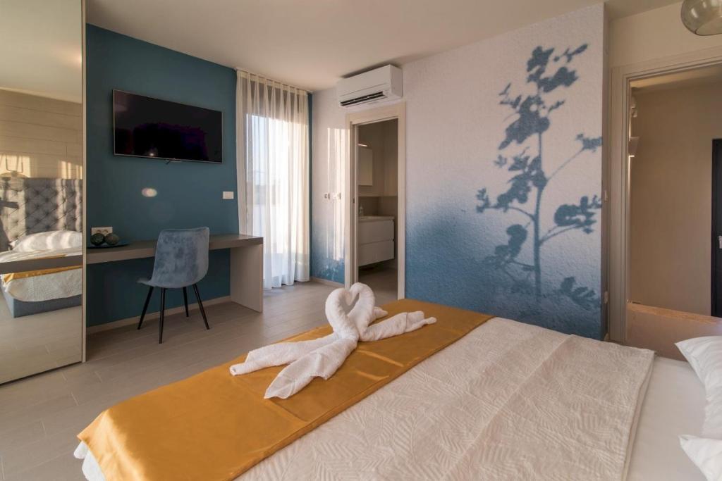 Posteľ alebo postele v izbe v ubytovaní Luxury Villa Viktorija