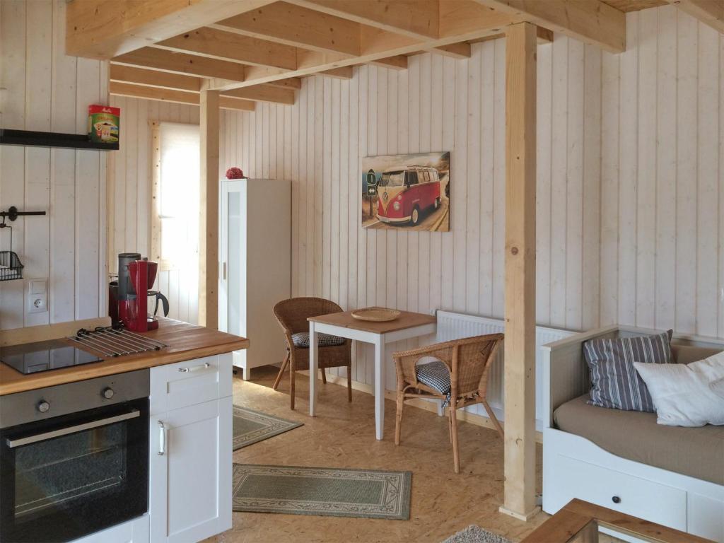 Kuchyň nebo kuchyňský kout v ubytování Ferienwohnungen im Schwedenstil