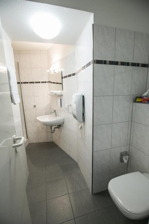 Koupelna v ubytování Bürgermeisterkapelle