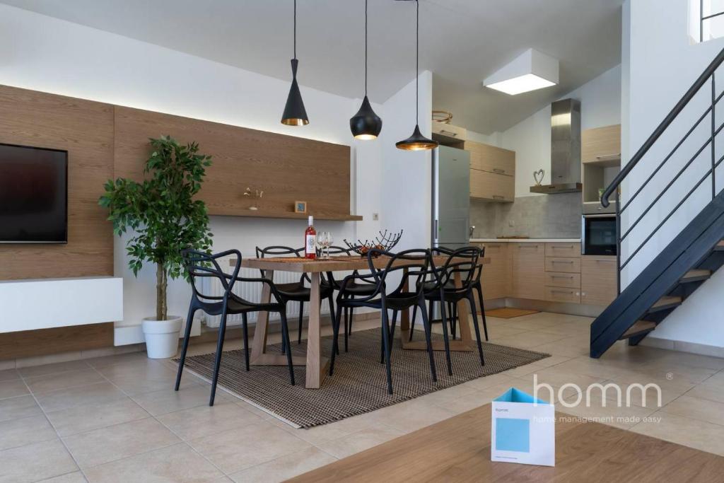 137m² homm New Apartment with Acropolis View 7ppl