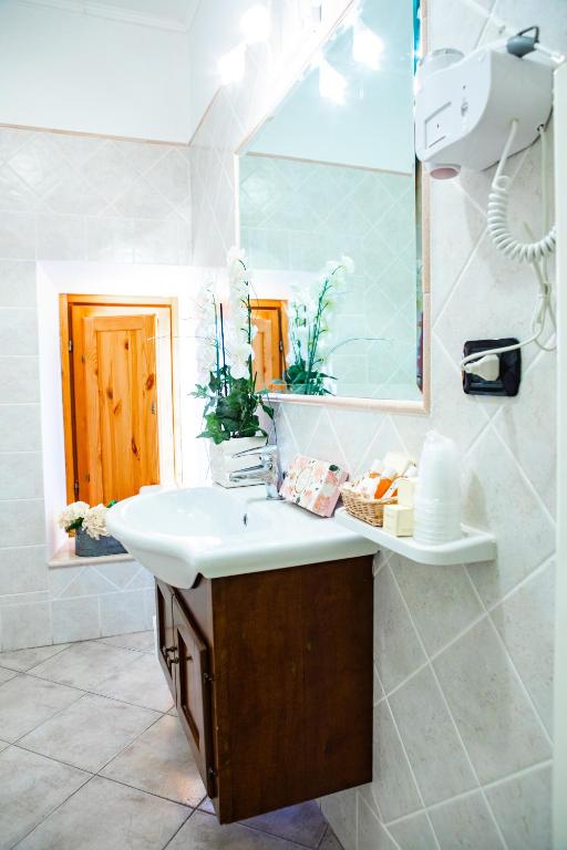 Koupelna v ubytování Hotel Il Cavalier D'Arpino