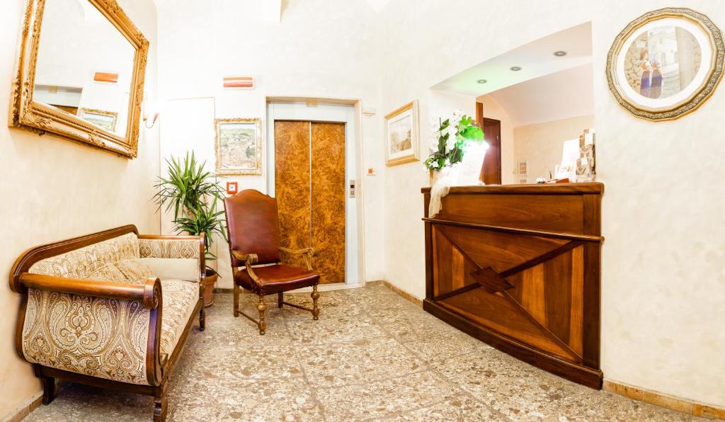 Posezení v ubytování Hotel Il Cavalier D'Arpino