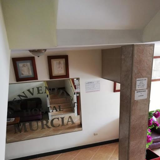 Postel nebo postele na pokoji v ubytování Hotel Murcia