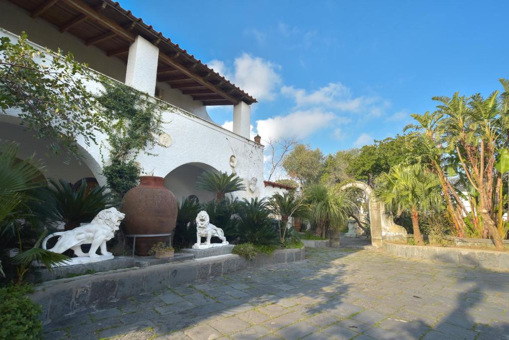 Zahrada ubytování B&B Villa Regine