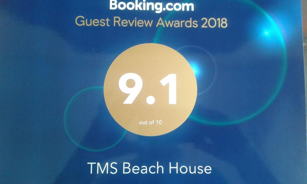 Certifikát, hodnocení, plakát nebo jiný dokument vystavený v ubytování TMS Beach House