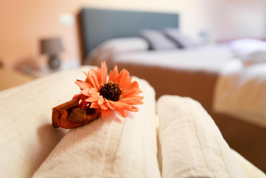 Postel nebo postele na pokoji v ubytování Casa Malaclà B&B