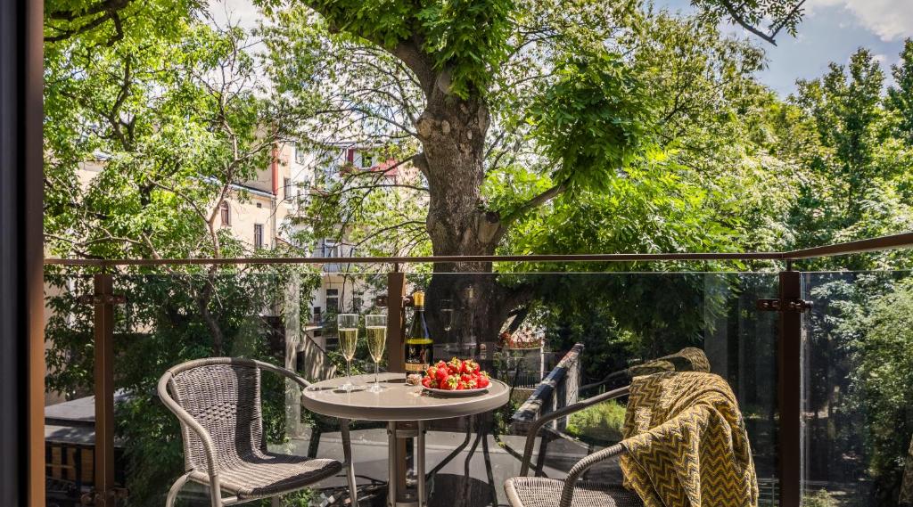 Vonkajšia záhrada v ubytovaní MY KRAKOW Apartments - Rakowicka