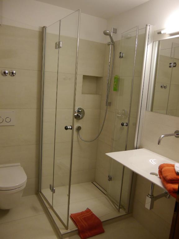 Koupelna v ubytování Hotel und Gutsgaststätte Rappenhof