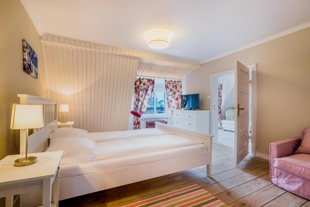 Cama o camas de una habitación en Apartamenty Portowe