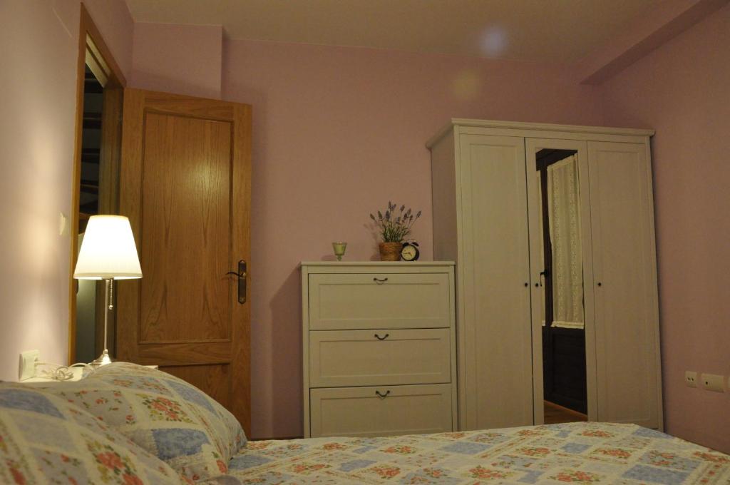 Cama o camas de una habitación en Casa Rural Cancias