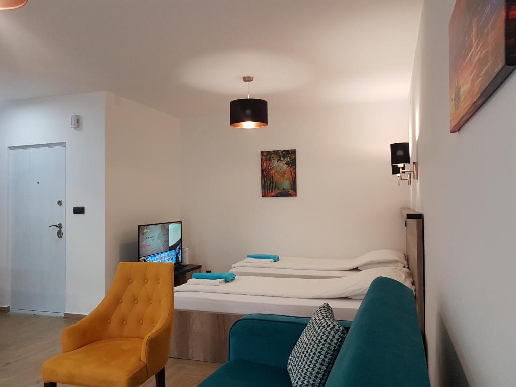TV a/nebo společenská místnost v ubytování Apartman Simić 2