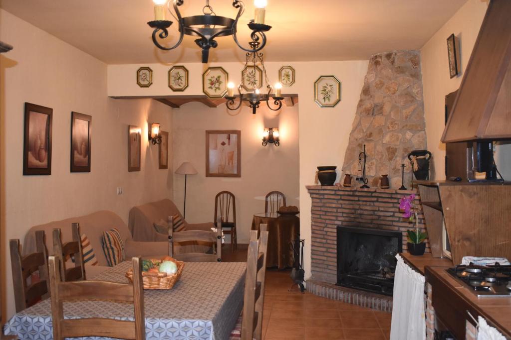 Posezení v ubytování Alojamientos Rurales la Loma