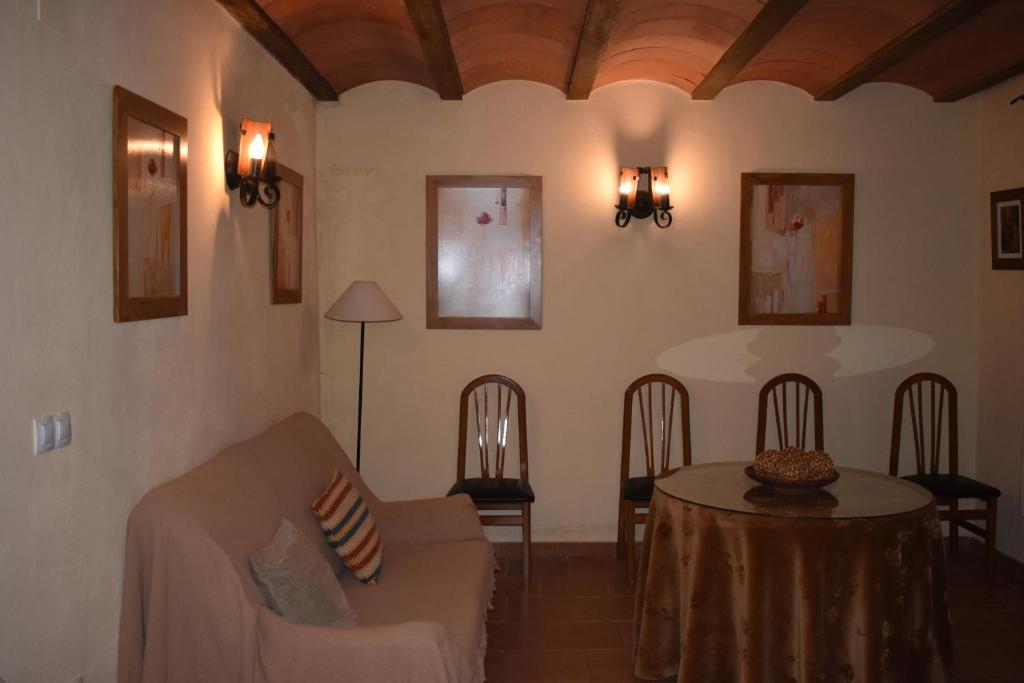 Posezení v ubytování Alojamientos Rurales la Loma