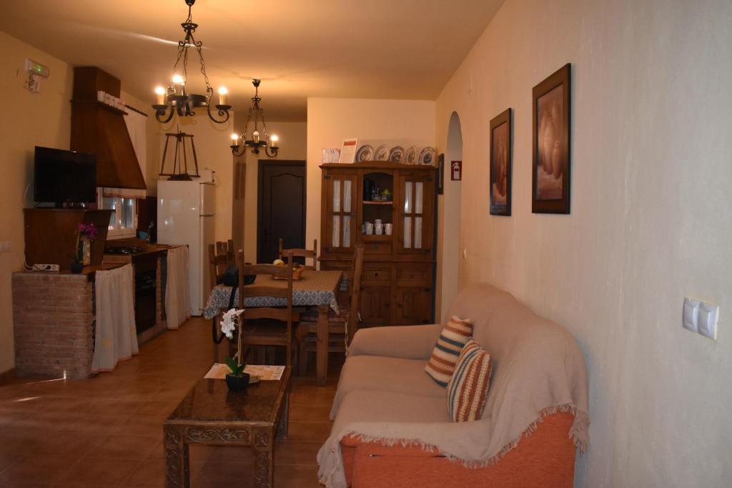 Posezení v ubytování Alojamientos Rurales la Loma