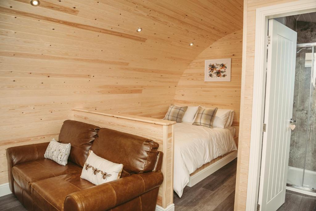Postel nebo postele na pokoji v ubytování Braeside Retreats