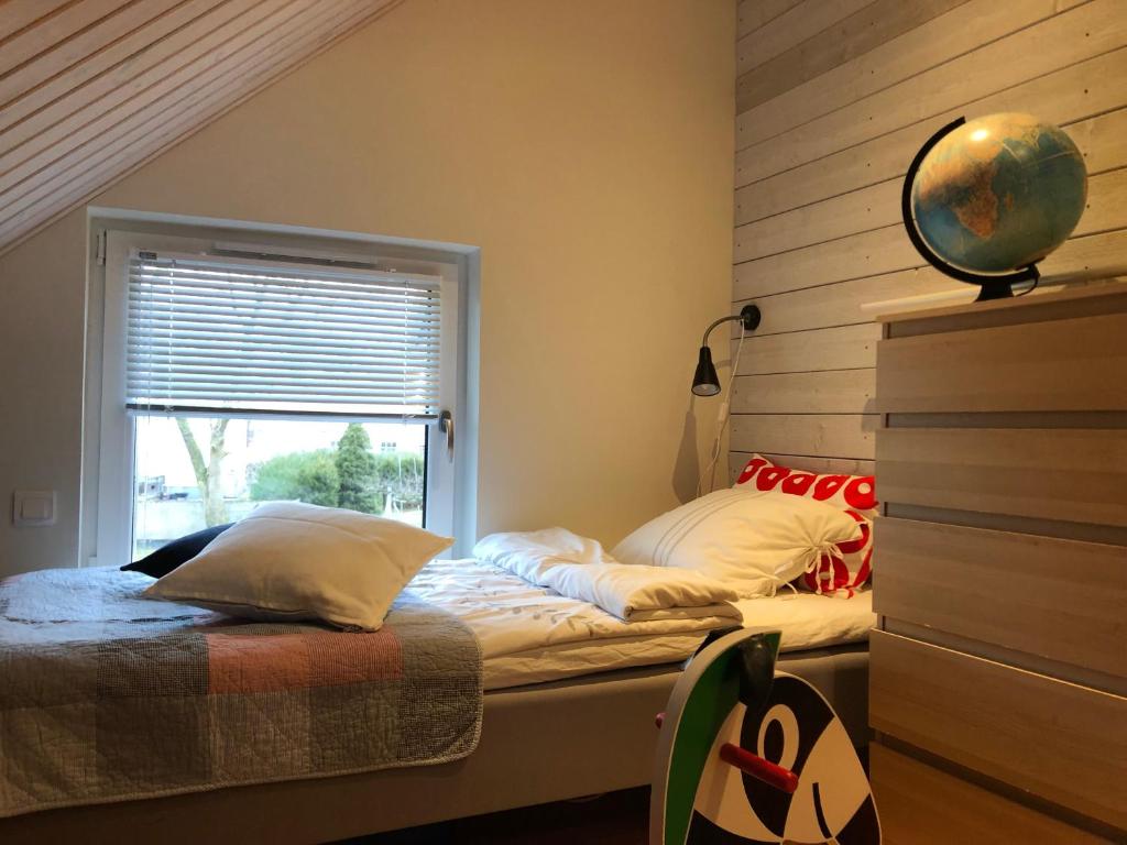 Postel nebo postele na pokoji v ubytování Villa Olympia