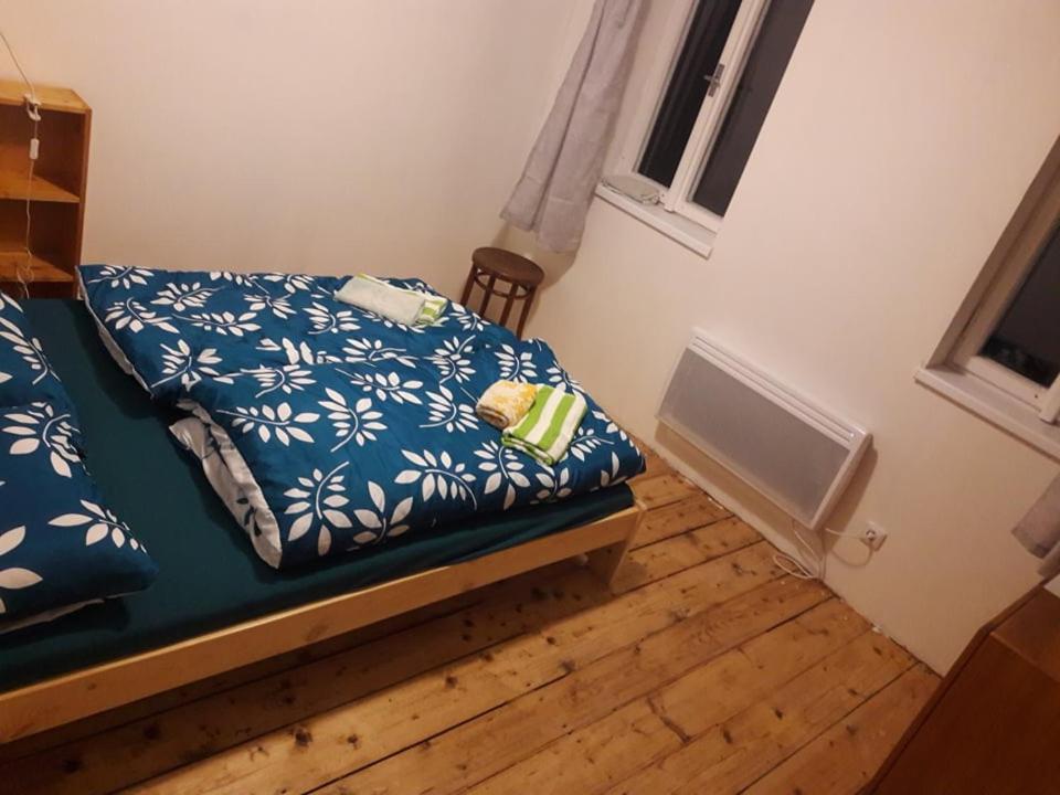 Postel nebo postele na pokoji v ubytování Apartmán pod Mariánskou horou