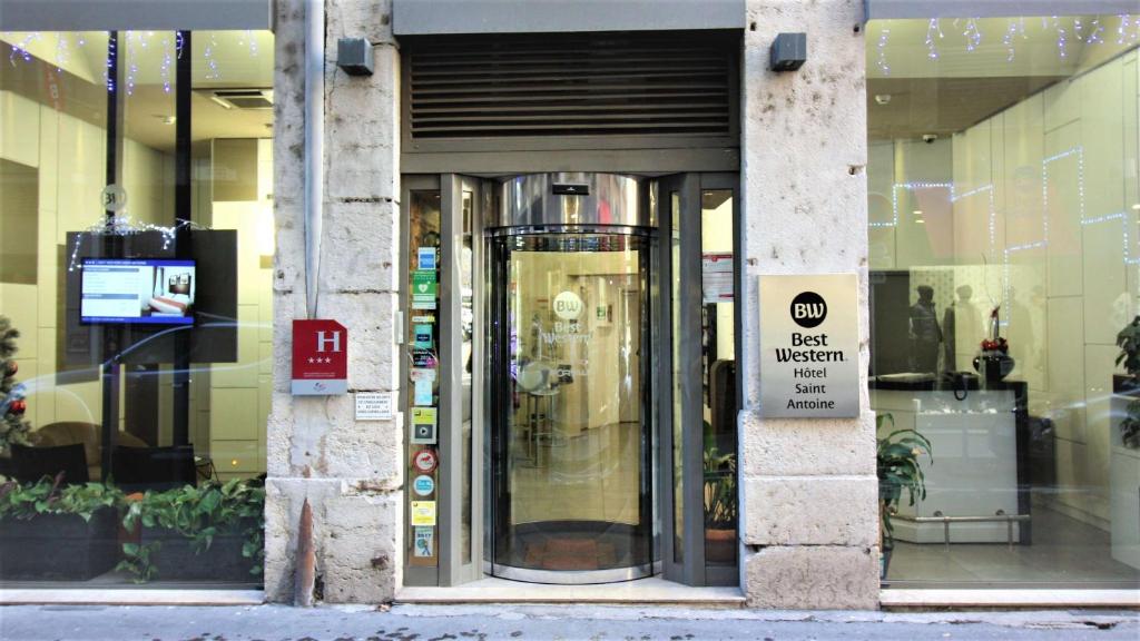 Exteriér nebo vchod ubytování Best Western Lyon Saint-Antoine