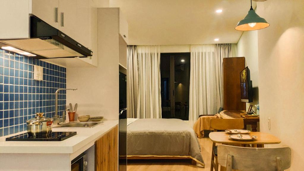 Kuchyň nebo kuchyňský kout v ubytování Mimi House
