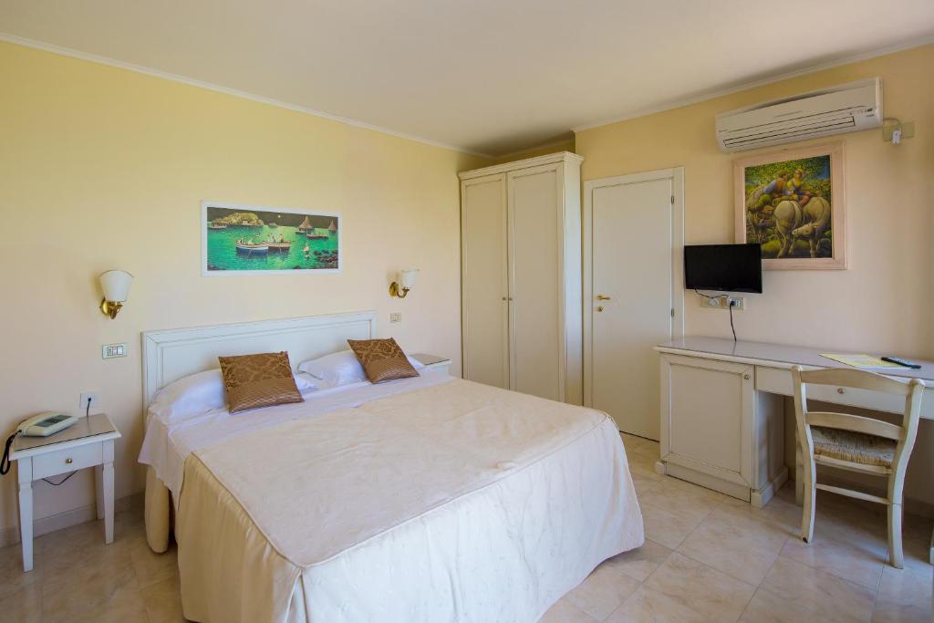TV a/nebo společenská místnost v ubytování Hotel Seggio
