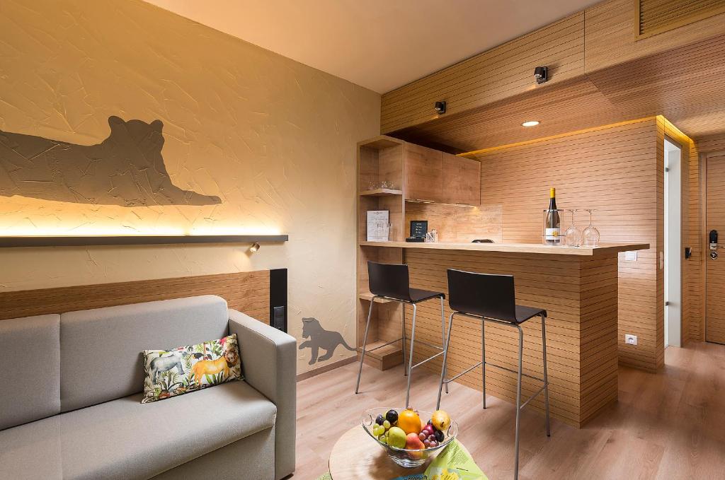 Część wypoczynkowa w obiekcie Pangea Hotel