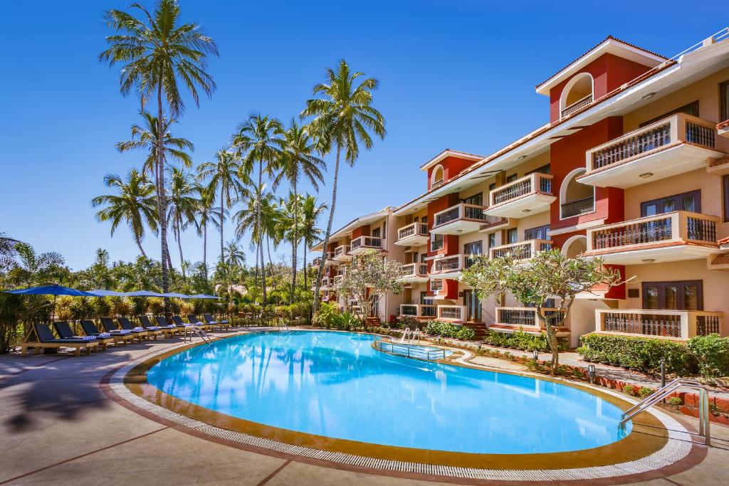 Bassein majutusasutuses Lazy Lagoon, Baga A Lemon Tree Resort, Goa või selle lähedal