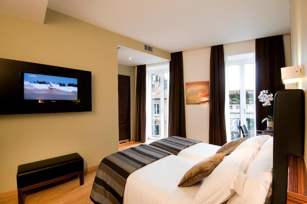 TV a/nebo společenská místnost v ubytování Trevi Collection Hotel - Gruppo Trevi Hotels