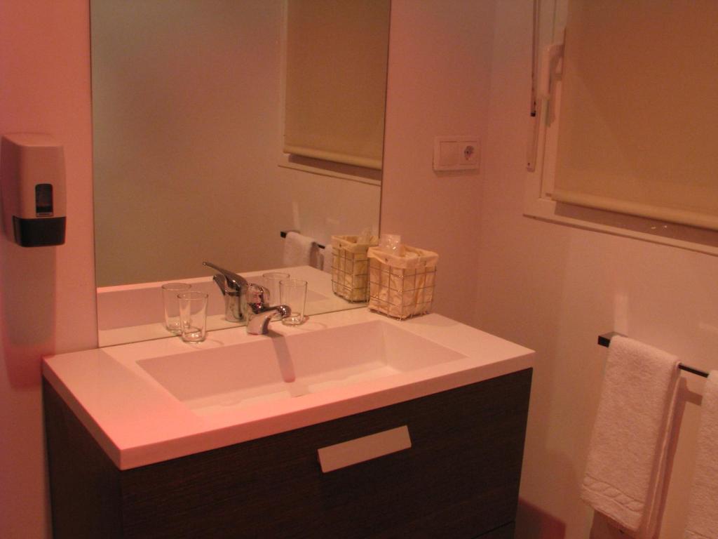 Koupelna v ubytování Hotel Elizalde
