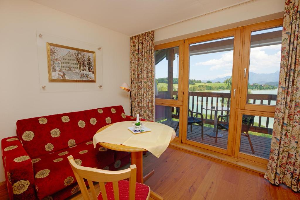 Balkón nebo terasa v ubytování Appartement-Hotel Seespitz