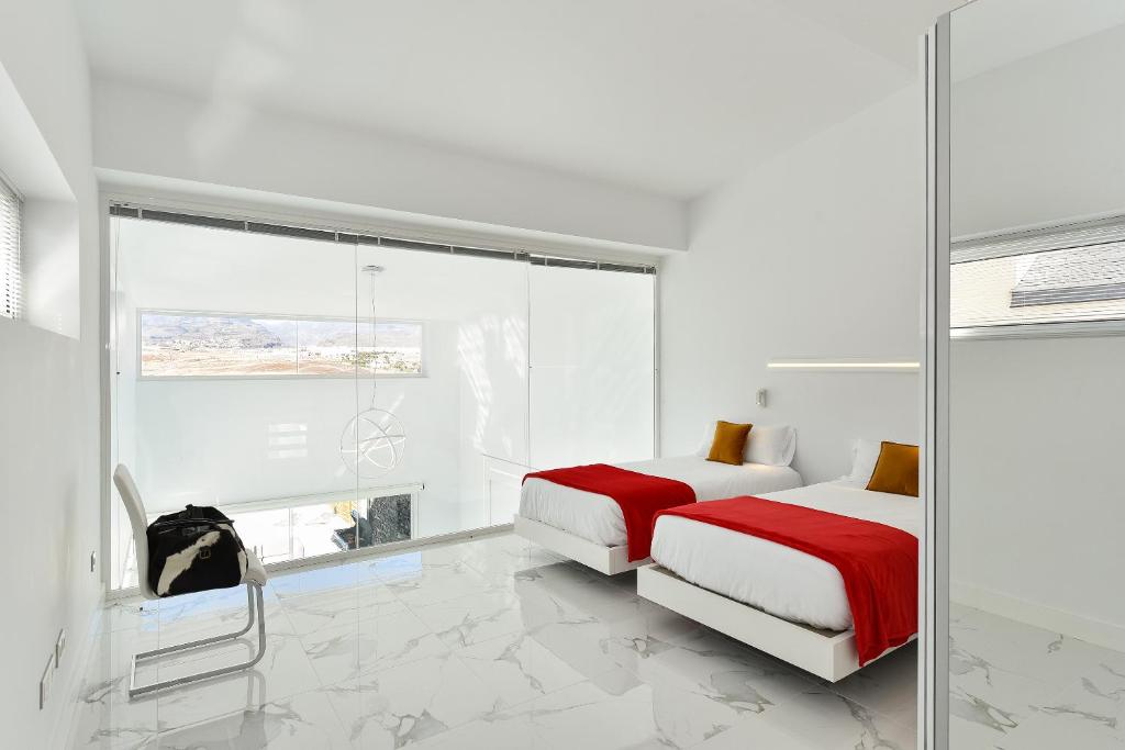 Posteľ alebo postele v izbe v ubytovaní Villas Golden by Sun Houses Canarias