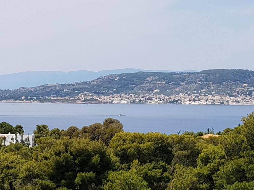 a view of a large body of water at PLEIADES lUXURY APARTMENTS in Porto Heli