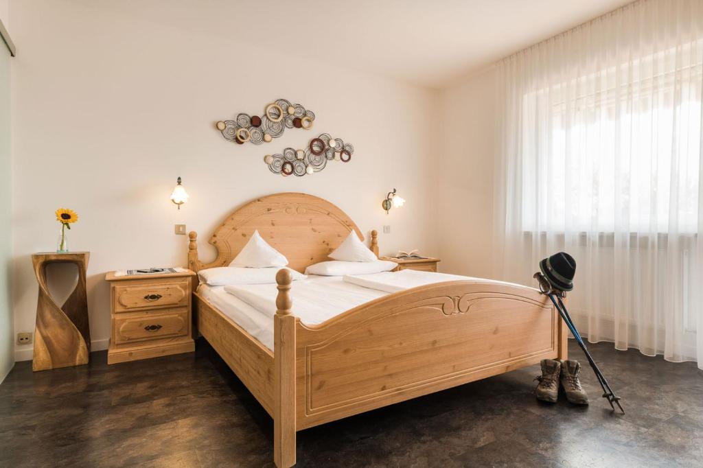 Postel nebo postele na pokoji v ubytování Pension Monika