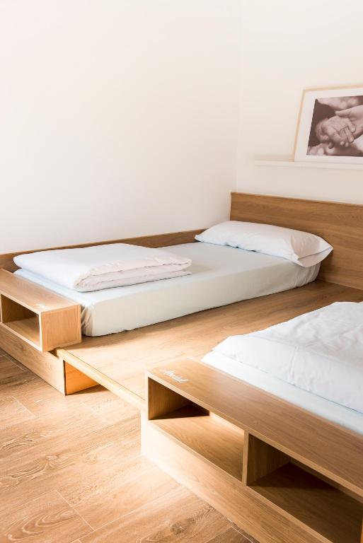 Postel nebo postele na pokoji v ubytování Albergue "La Yalga"
