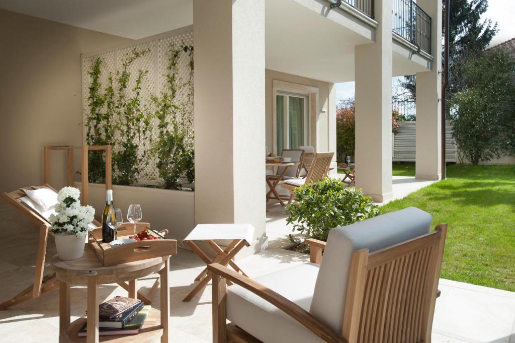 Vonkajšia záhrada v ubytovaní Villa Vitae