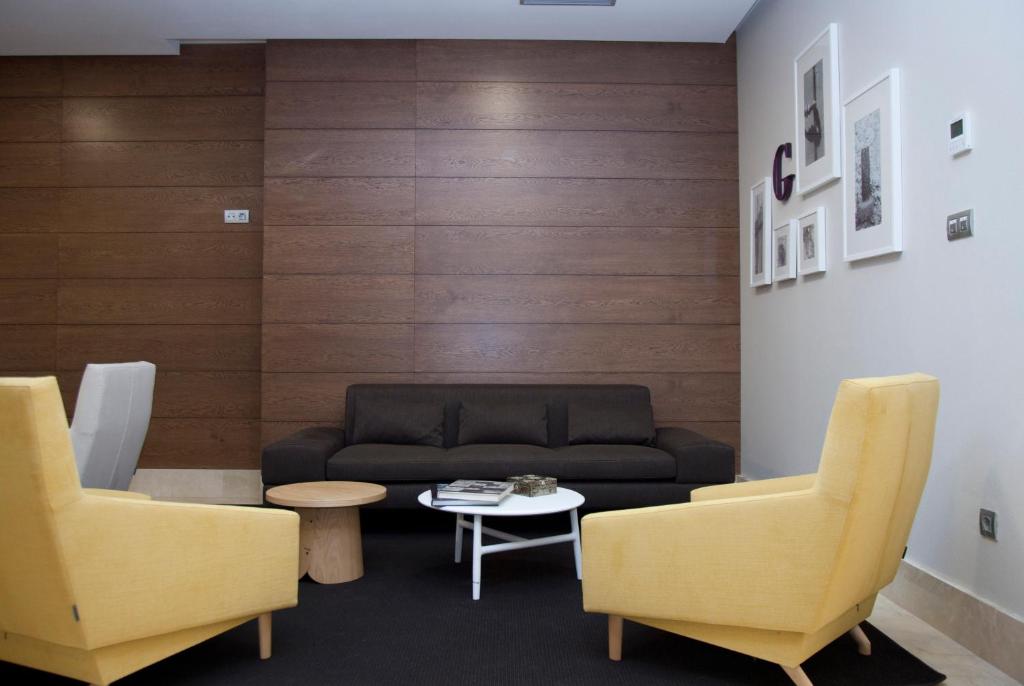 Posezení v ubytování Hotel Gelmírez