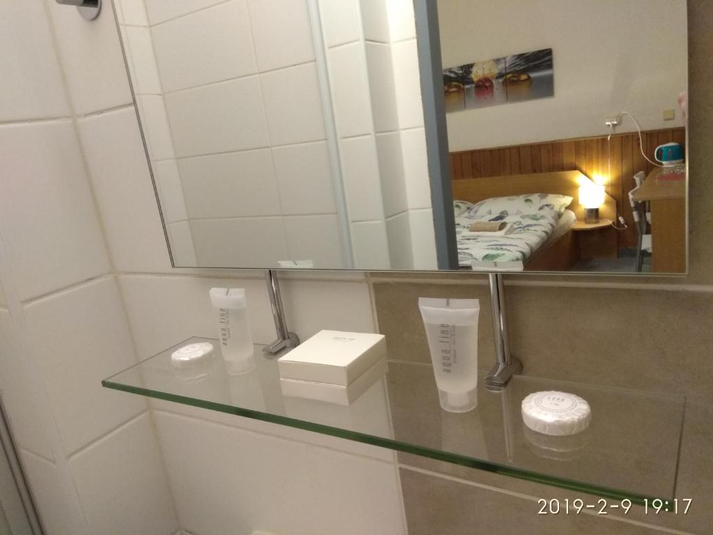 Koupelna v ubytování Prázdninový dům Na Panorámě