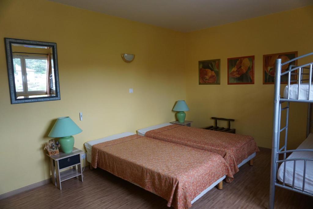 Gîte des Grands Causses - Komfort-Vierbettzimmer