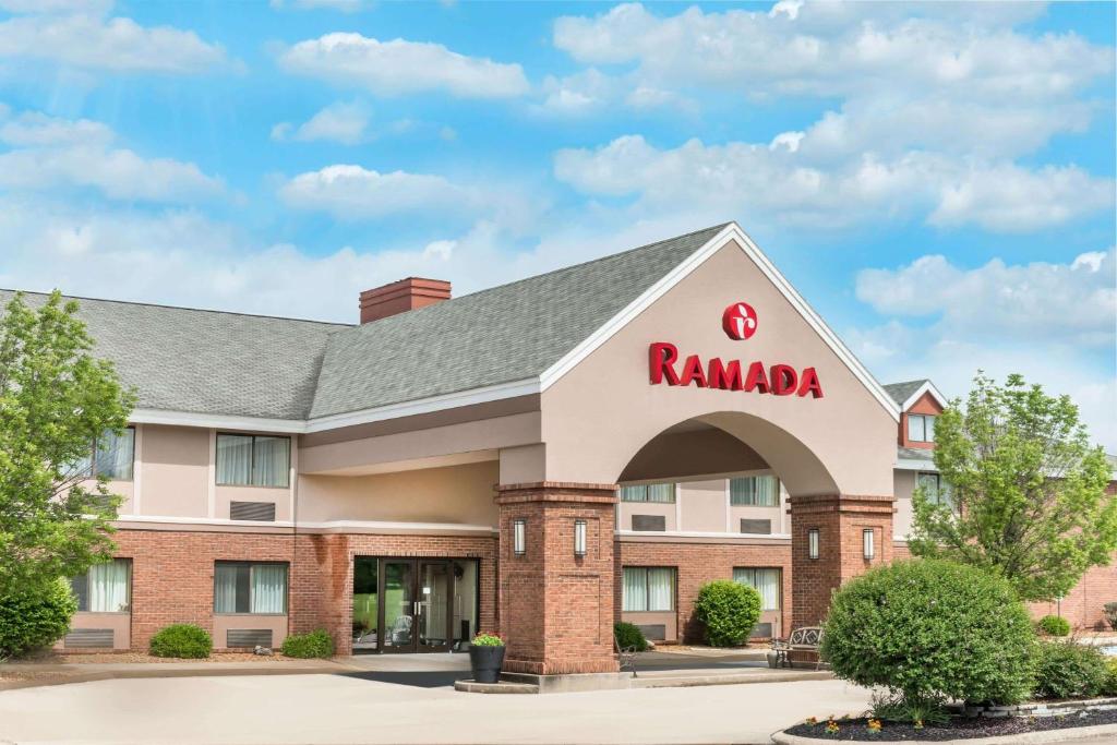 a rendering of a rendering of a rambala hotel at Ramada by Wyndham Vandalia in Vandalia